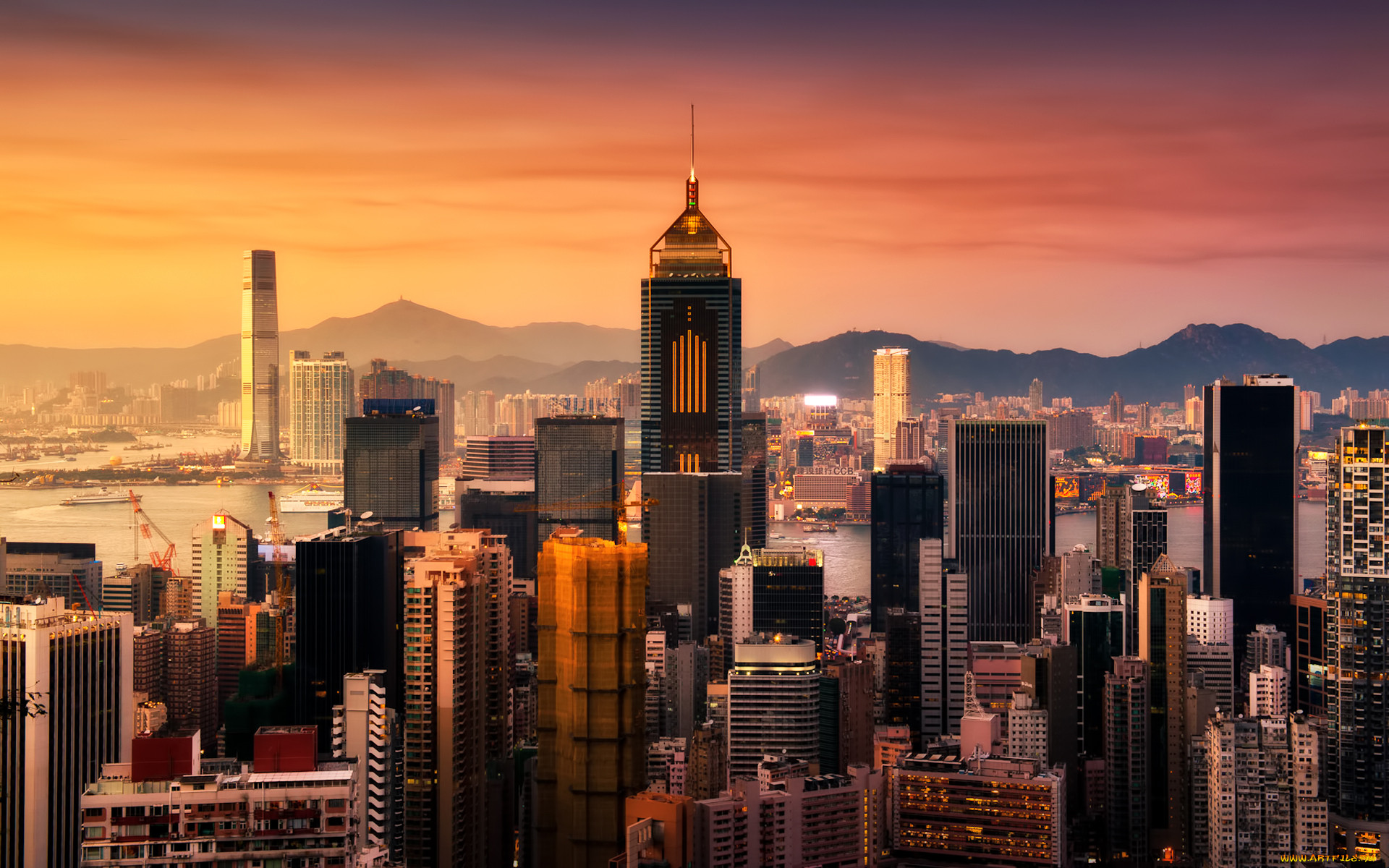 Панорама Гонконг HK